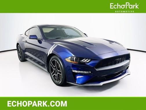 Kona Blue Metallic 2020 Ford Mustang EcoBoost