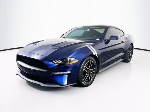 Kona Blue Metallic 2020 Ford Mustang EcoBoost