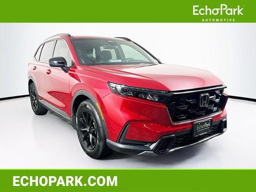 Radiant Red Metallic 2025 Honda CR-V Hybrid Sport FWD