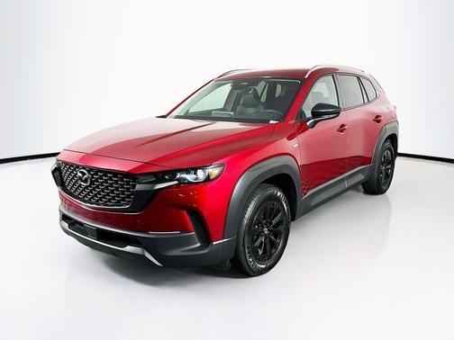 Soul Red Crystal Metallic 2025 Mazda CX-50 Hybrid Preferred Package