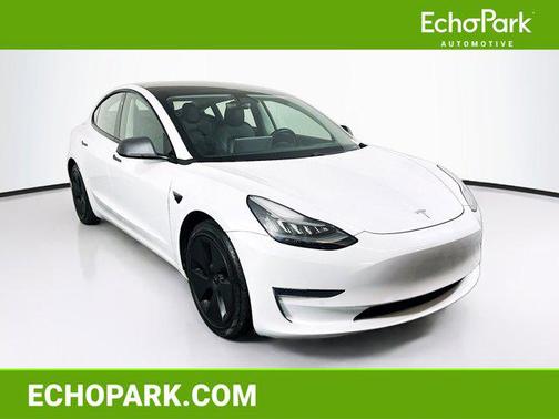 Pearl White Multi-Coat 2021 Tesla Model 3 Standard Range Plus