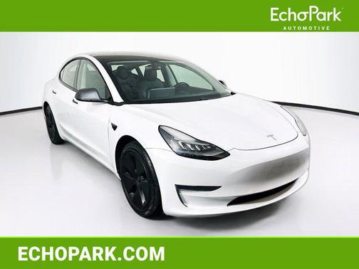 Pearl White Multi-Coat 2021 Tesla Model 3 Standard Range Plus