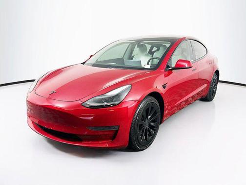 Red Multi-Coat 2022 Tesla Model 3 Long Range