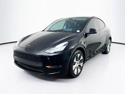 Solid Black 2022 Tesla Model Y Long Range Dual Motor All-Wheel Drive