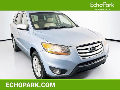Blue 2010 Hyundai SANTA FE Limited