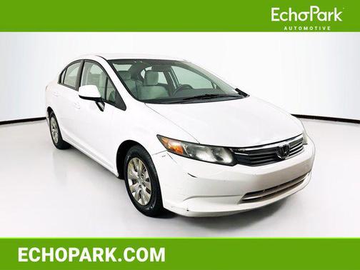 Taffeta White 2012 Honda Civic LX