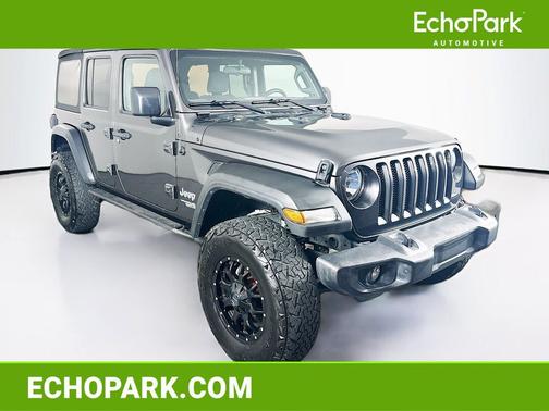 Granite Crystal Metallic Clearcoat 2018 Jeep Wrangler Unlimited Sport
