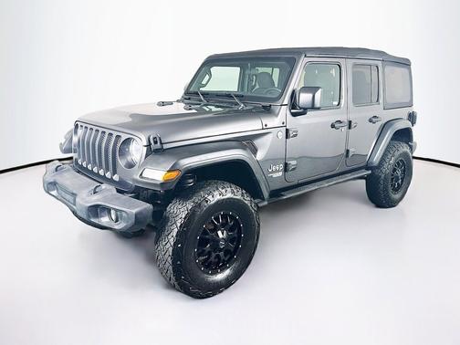 Granite Crystal Metallic Clearcoat 2018 Jeep Wrangler Unlimited Sport