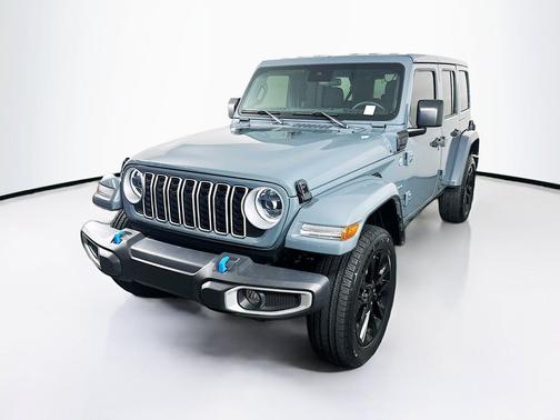 Gray 2024 Jeep Wrangler 4xe Sahara