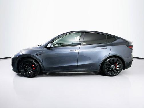 Gray 2022 Tesla Model Y Performance Dual Motor All-Wheel Drive
