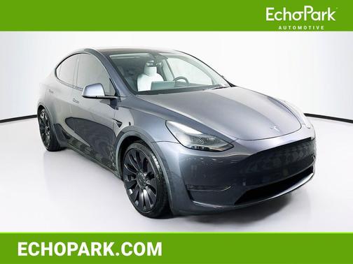 Gray 2022 Tesla Model Y Performance Dual Motor All-Wheel Drive