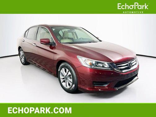 Maroon 2013 Honda Accord LX