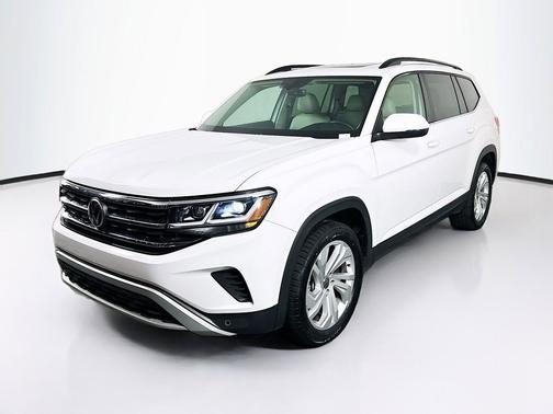 White 2021 Volkswagen Atlas 3.6L SE w/Technology
