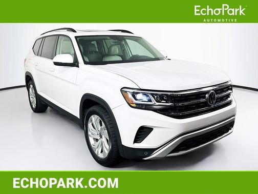 White 2021 Volkswagen Atlas 3.6L SE w/Technology