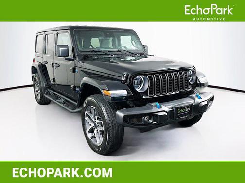 Black Clearcoat 2024 Jeep Wrangler 4xe Sport S