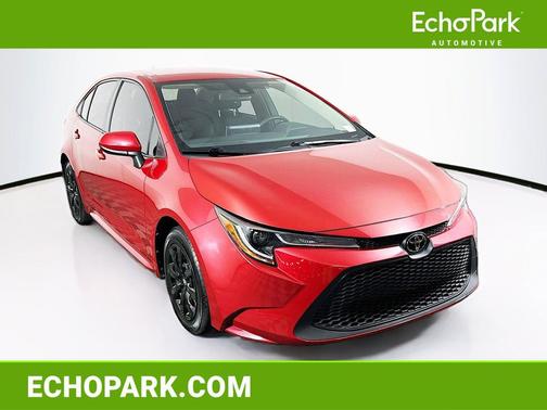 Barcelona Red Metallic 2021 Toyota Corolla LE
