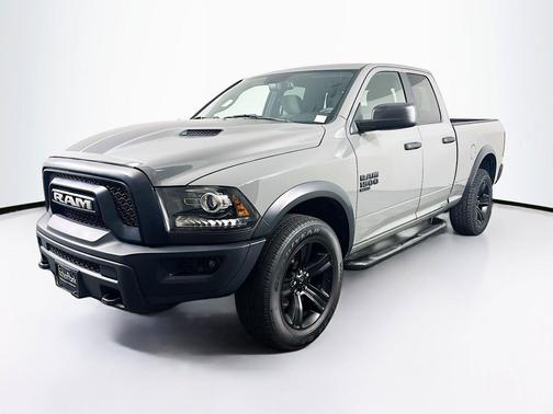 Ceramic Gray Clearcoat 2022 RAM 1500 Classic Warlock Quad Cab 4x4 6'4' Box