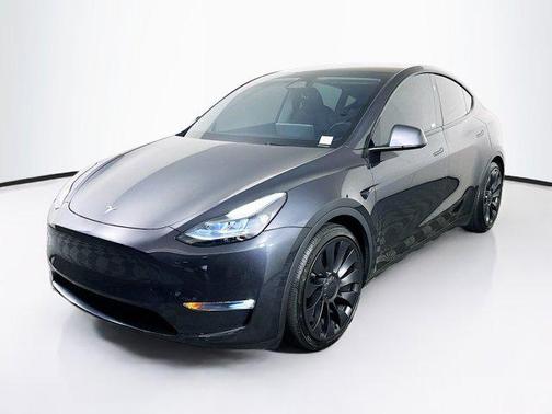 Gray 2024 Tesla Model Y Performance