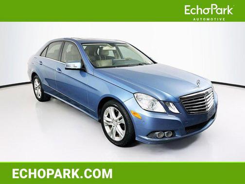 Blue 2011 Mercedes-Benz E-Class E 350 Luxury