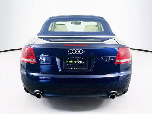 Blue 2008 Audi A4 2.0T Cabriolet
