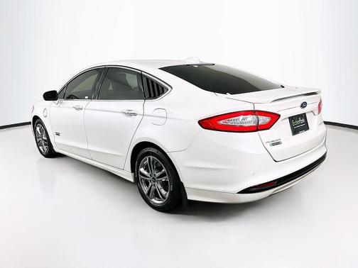 White Platinum Metallic Tri-Coat 2016 Ford Fusion Energi Titanium