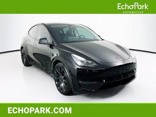 Solid Black 2023 Tesla Model Y Performance