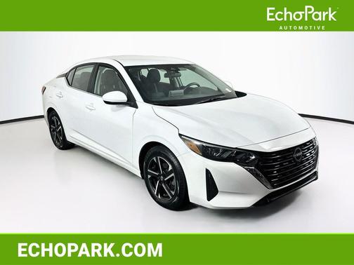 White 2025 Nissan Sentra SV