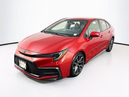 Barcelona Red Metallic 2020 Toyota Corolla SE