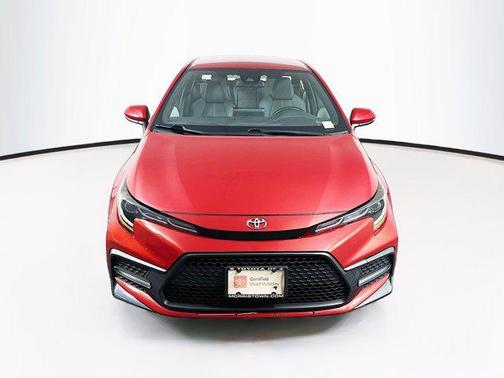 Barcelona Red Metallic 2020 Toyota Corolla SE
