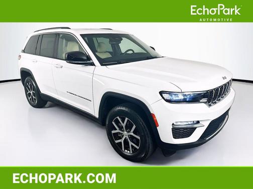Bright White Clearcoat 2023 Jeep Grand Cherokee Limited