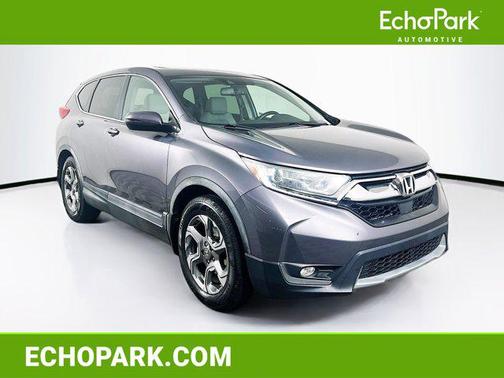 Gray 2018 Honda CR-V EX-L