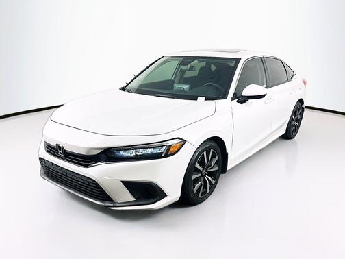 Platinum White Pearl 2023 Honda Civic EX