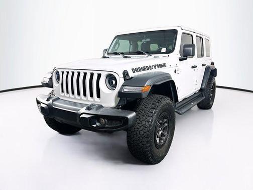 Bright White Clearcoat 2023 Jeep Wrangler 4-Door High Tide 4x4