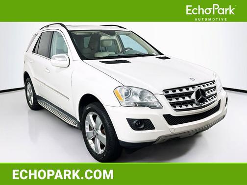 Arctic White 2010 Mercedes-Benz M-Class ML 350