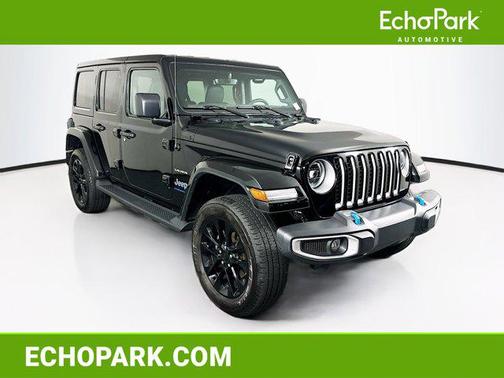 Black Clearcoat 2023 Jeep Wrangler 4xe Sahara