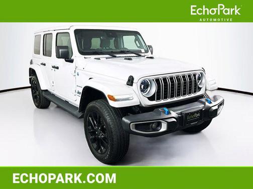 Bright White Clearcoat 2024 Jeep Wrangler 4xe Sahara