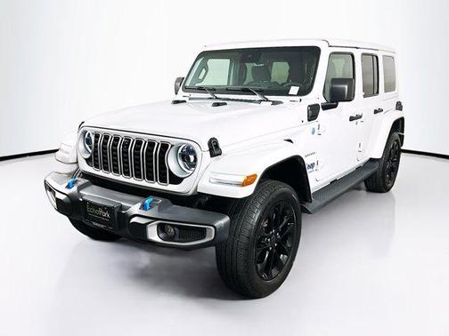 Bright White Clearcoat 2024 Jeep Wrangler 4xe Sahara