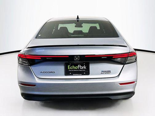 Solar Silver Metallic 2025 Honda Accord Hybrid Sport