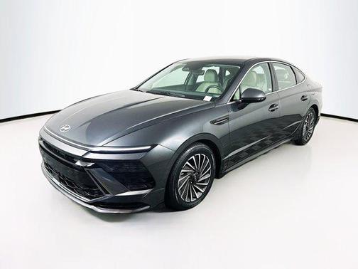 Portofino Gray 2025 Hyundai SONATA Hybrid SE