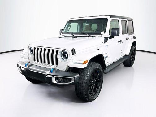 Bright White Clearcoat 2023 Jeep Wrangler 4xe Sahara