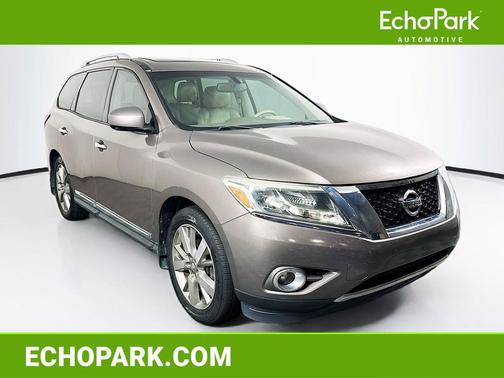 Tan 2014 Nissan Pathfinder Platinum