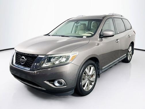 Tan 2014 Nissan Pathfinder Platinum