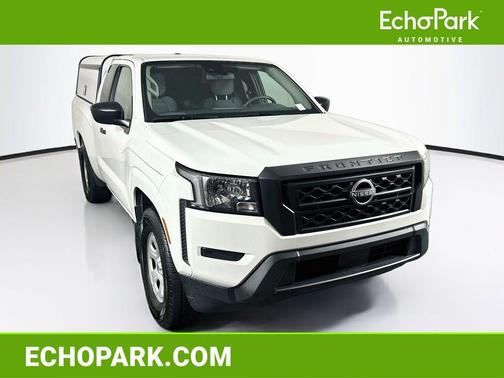 Glacier White 2023 Nissan Frontier S