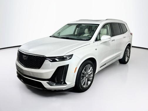 Crystal White Tricoat 2023 Cadillac XT6 Premium Luxury FWD