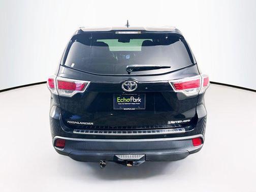 Midnight Black Metallic 2016 Toyota Highlander Limited Platinum