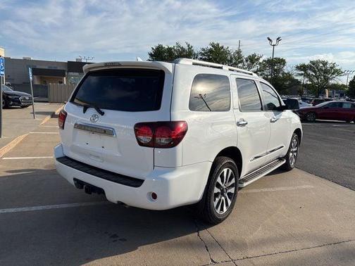 Super White 2018 Toyota Sequoia Limited