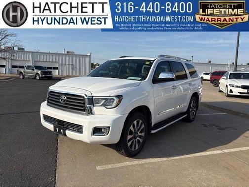 Super White 2018 Toyota Sequoia Limited