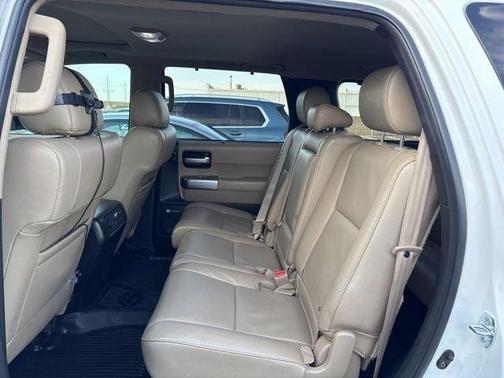Super White 2018 Toyota Sequoia Limited