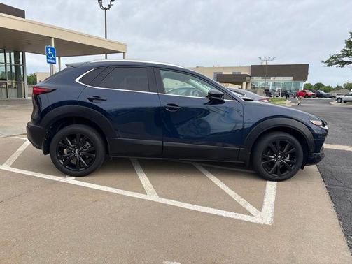 Deep Crystal Blue Mica 2022 Mazda CX-30 2.5 Turbo Premium Plus Package