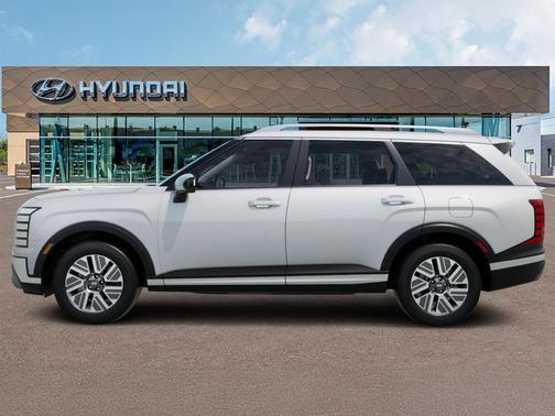 Creamy White Pearl 2026 Hyundai Palisade Hybrid SEL 7P